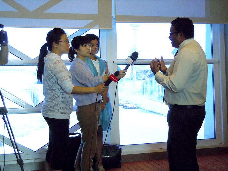 China Journalists visit to Maldives
