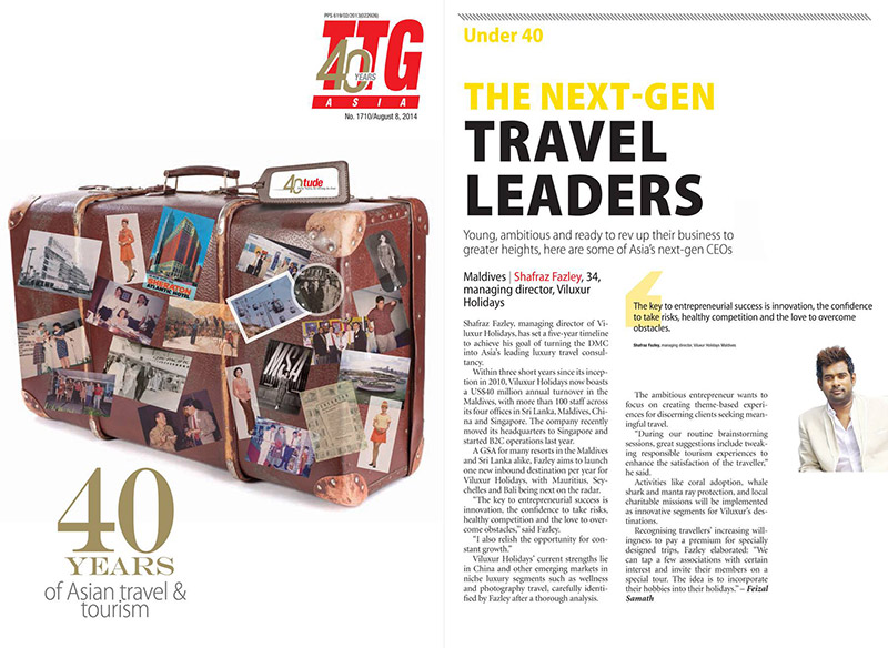 TTG Asia’s Next-Gen Travel CEOs Under 40 (Shafraz Fazley)